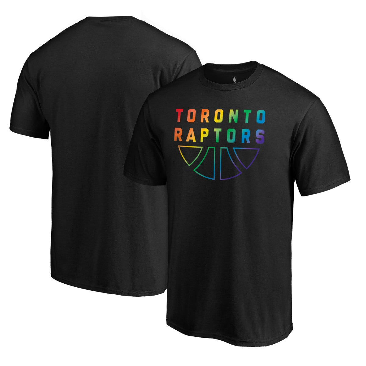 Toronto Raptors Team Pride Wordmark T-Shirt Black