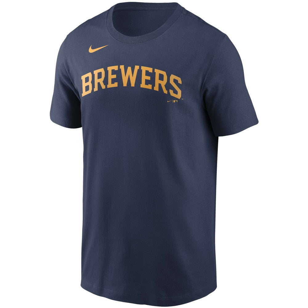 Christian Yelich Milwaukee Brewers Nike Name & Number T-Shirt Discount