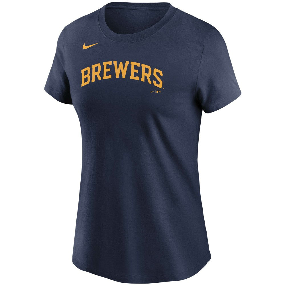 Christian Yelich Milwaukee Brewers Nike Women's Name & Number T-Shirt Near Me
