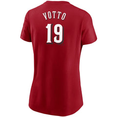 Joey Votto Cincinnati Reds Nike Women's Name & Number T-Shirt Sale