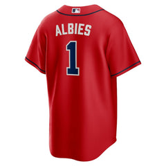 Ozzie Albies Atlanta Braves Nike Alternate 2 Replica Jersey Near Me