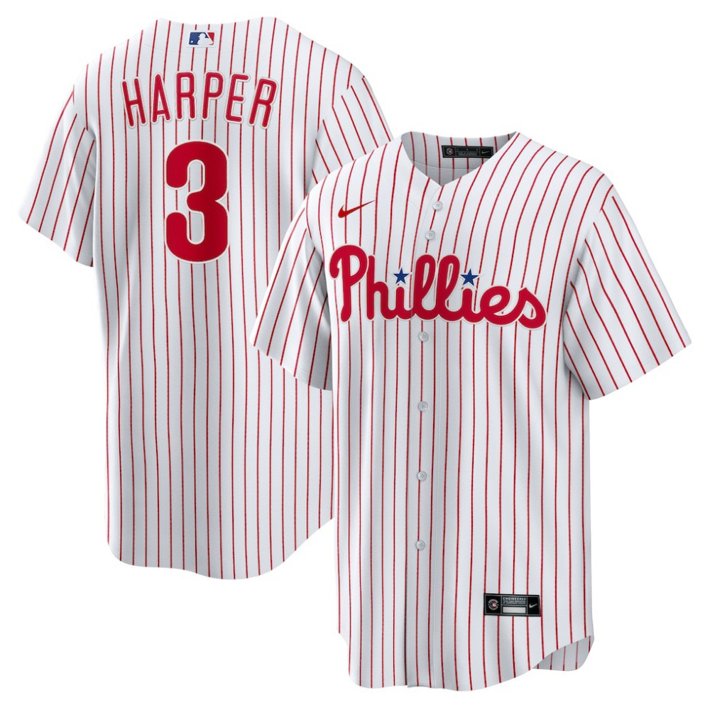 Bryce Harper Philadelphia Phillies Nike Home Replica Player Name Jersey Outlet