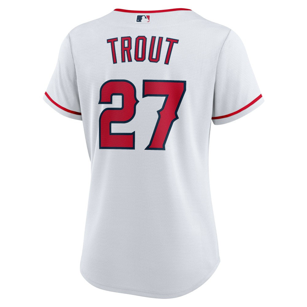 Mike Trout Los Angeles Angels Nike Women's Home Replica Player Jersey Near Me