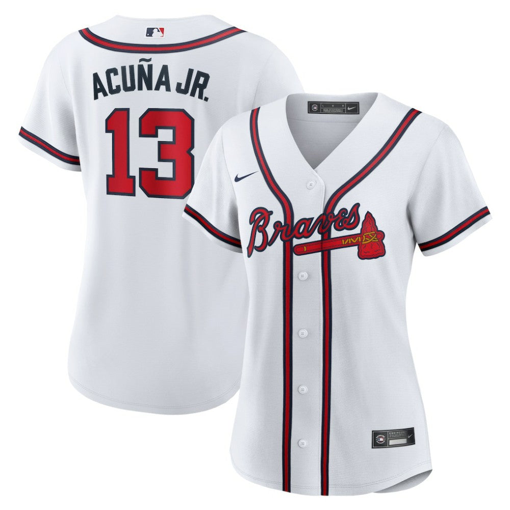 Ronald Acuna Jr. Atlanta Braves Nike Women's Home Replica Player Jersey Discount