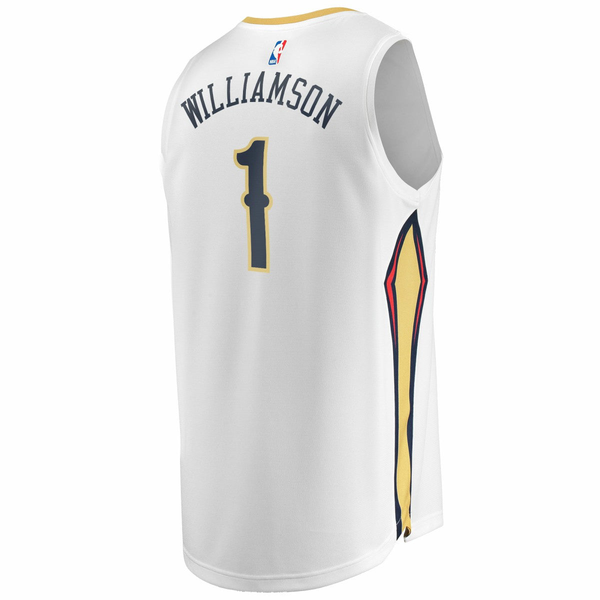 Fanatics Zion Williamson New Orleans Pelicans Replica Fast Break Jersey White Association Edition