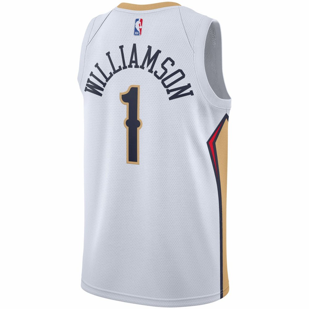 Nike Zion Williamson New Orleans Pelicans 2019/2020 Swingman Jersey Association Edition White