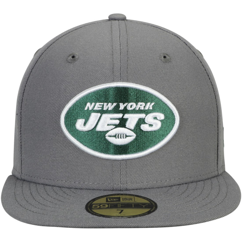 New York Jets New Era Storm 59FIFTY Fitted Hat - Graphite - NFL