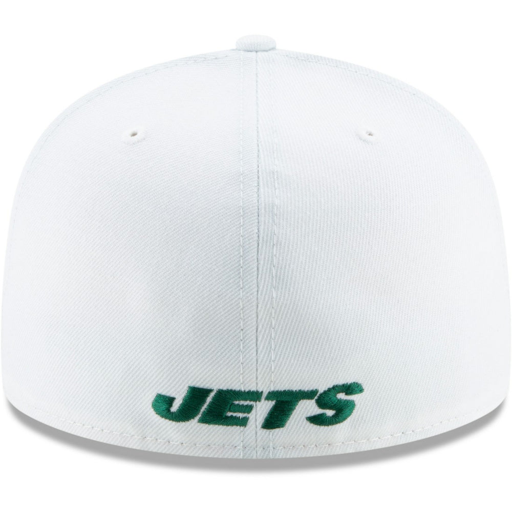 New York Jets New Era Omaha 59FIFTY Fitted Hat - White - NFL