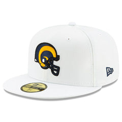 Los Angeles Rams New Era Historic Omaha 59FIFTY Fitted Hat - White - NFL