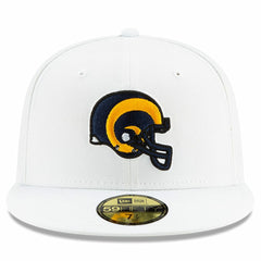 Los Angeles Rams New Era Historic Omaha 59FIFTY Fitted Hat - White - NFL