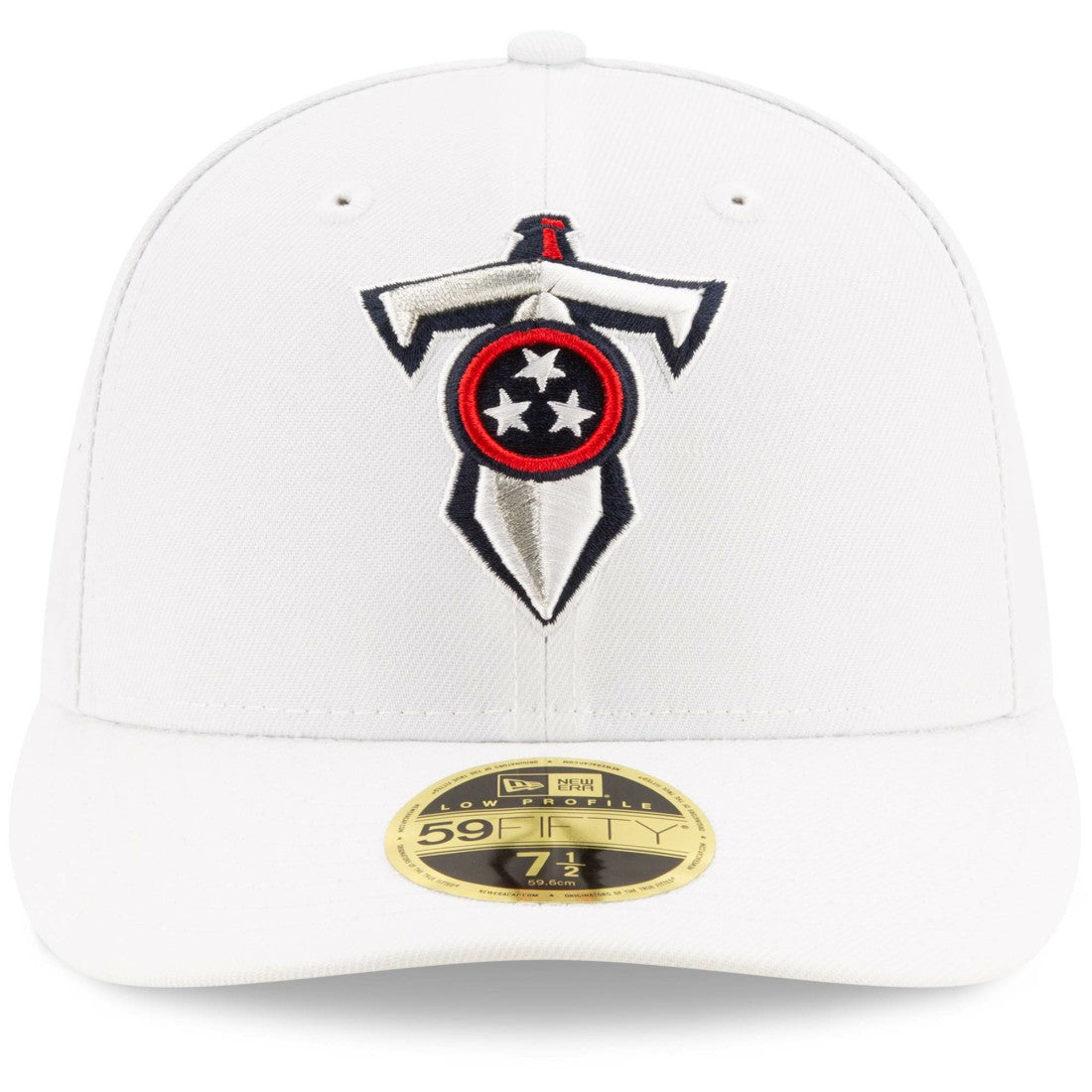 Tennessee Titans New Era Omaha Low Profile 59FIFTY Fitted Hat - White - NFL