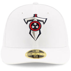 Tennessee Titans New Era Omaha Low Profile 59FIFTY Fitted Hat - White - NFL