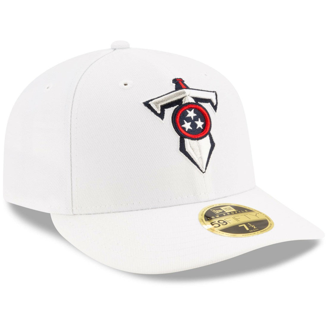 Tennessee Titans New Era Omaha Low Profile 59FIFTY Fitted Hat - White - NFL