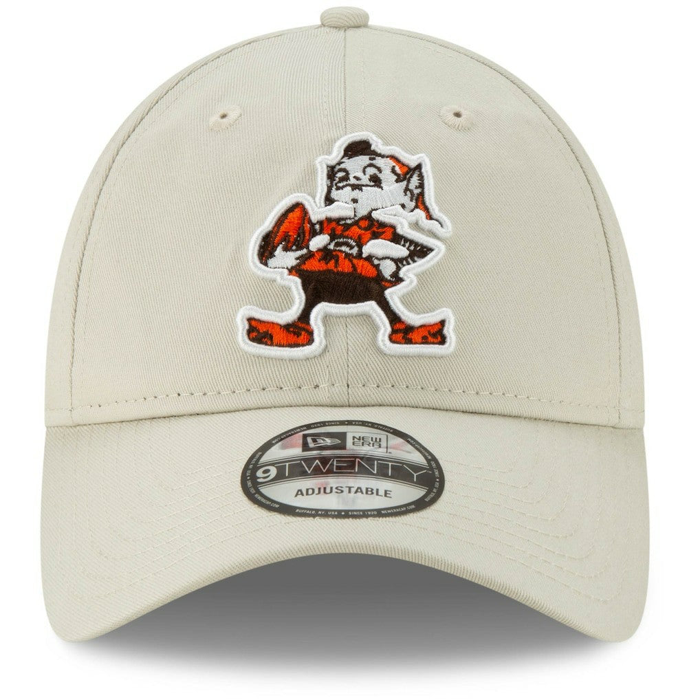 Cleveland Browns New Era Historic Playmaker 9TWENTY Adjustable Hat - Khaki - NFL