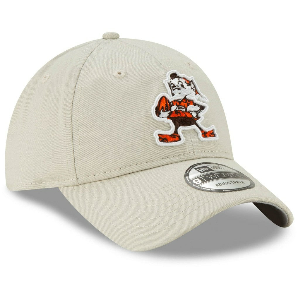 Cleveland Browns New Era Historic Playmaker 9TWENTY Adjustable Hat - Khaki - NFL