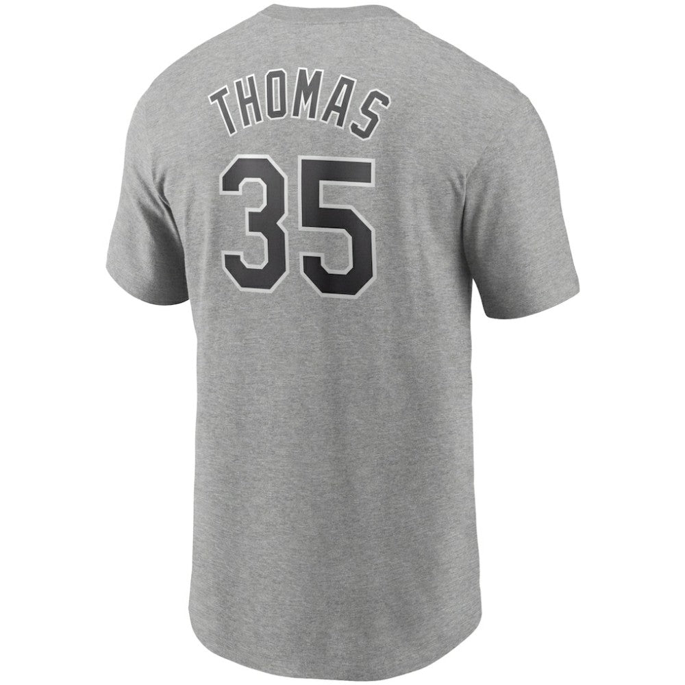 Frank Thomas Chicago White Sox Nike Cooperstown Collection Name & Number T-Shirt Sale