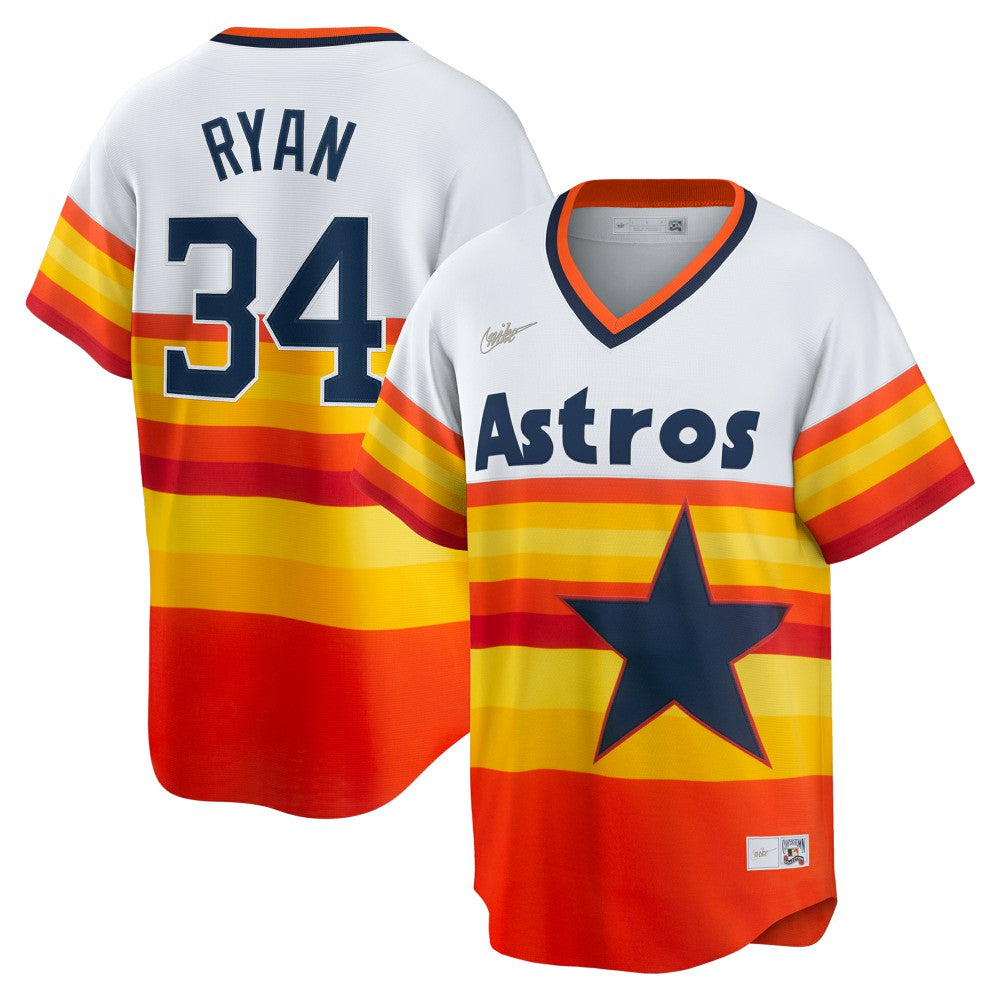 Nolan Ryan Houston Astros Nike Home Cooperstown Collection Player Jersey Online