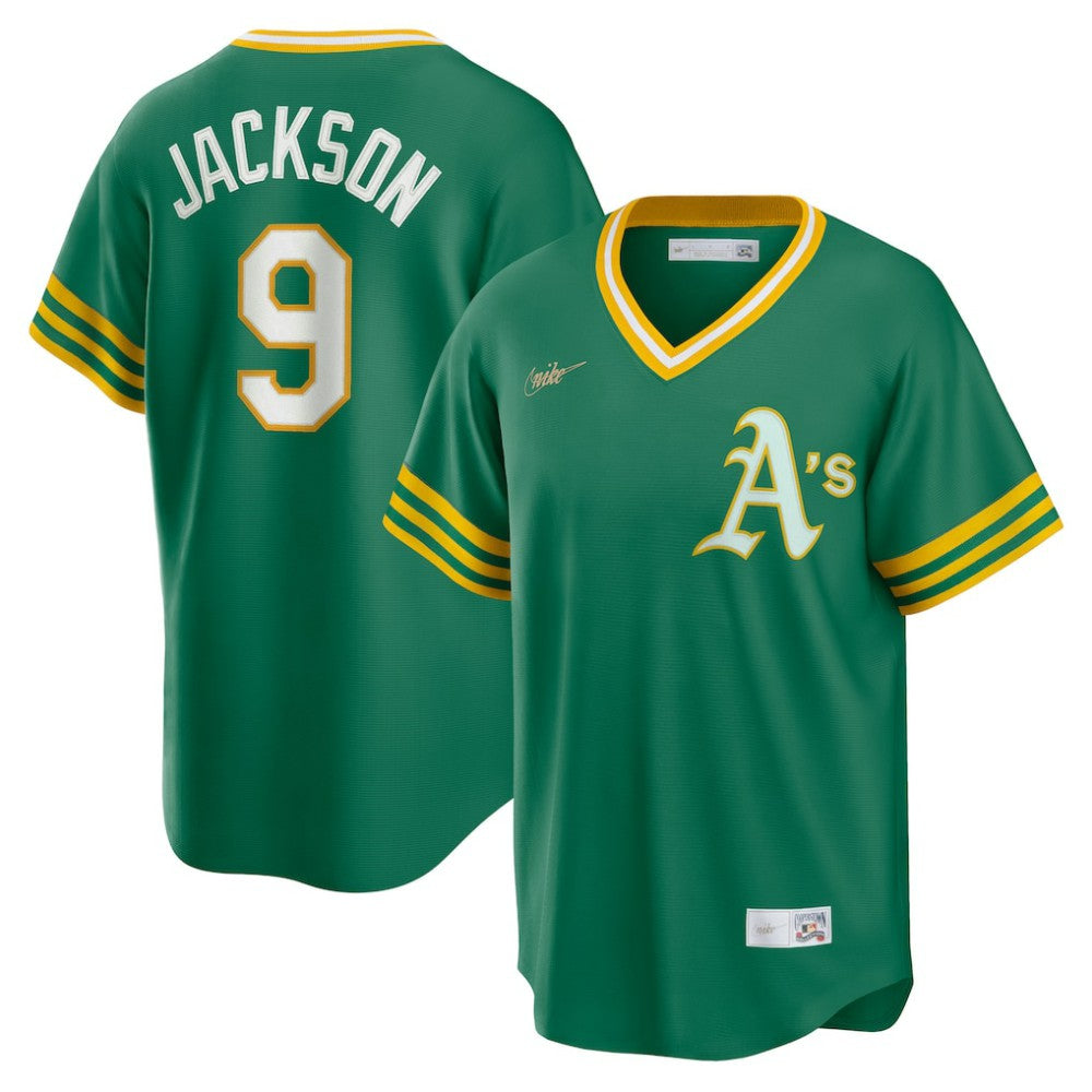 Reggie Jackson Athletics Nike Road Cooperstown Collection Player Jersey for sale
