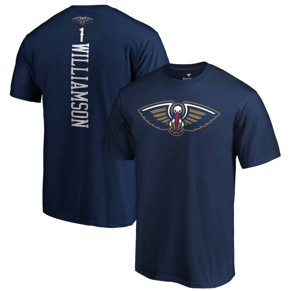 Fanatics Zion Williamson New Orleans Pelicans 2019 NBA Draft Playmaker Name & Number T-Shirt Navy