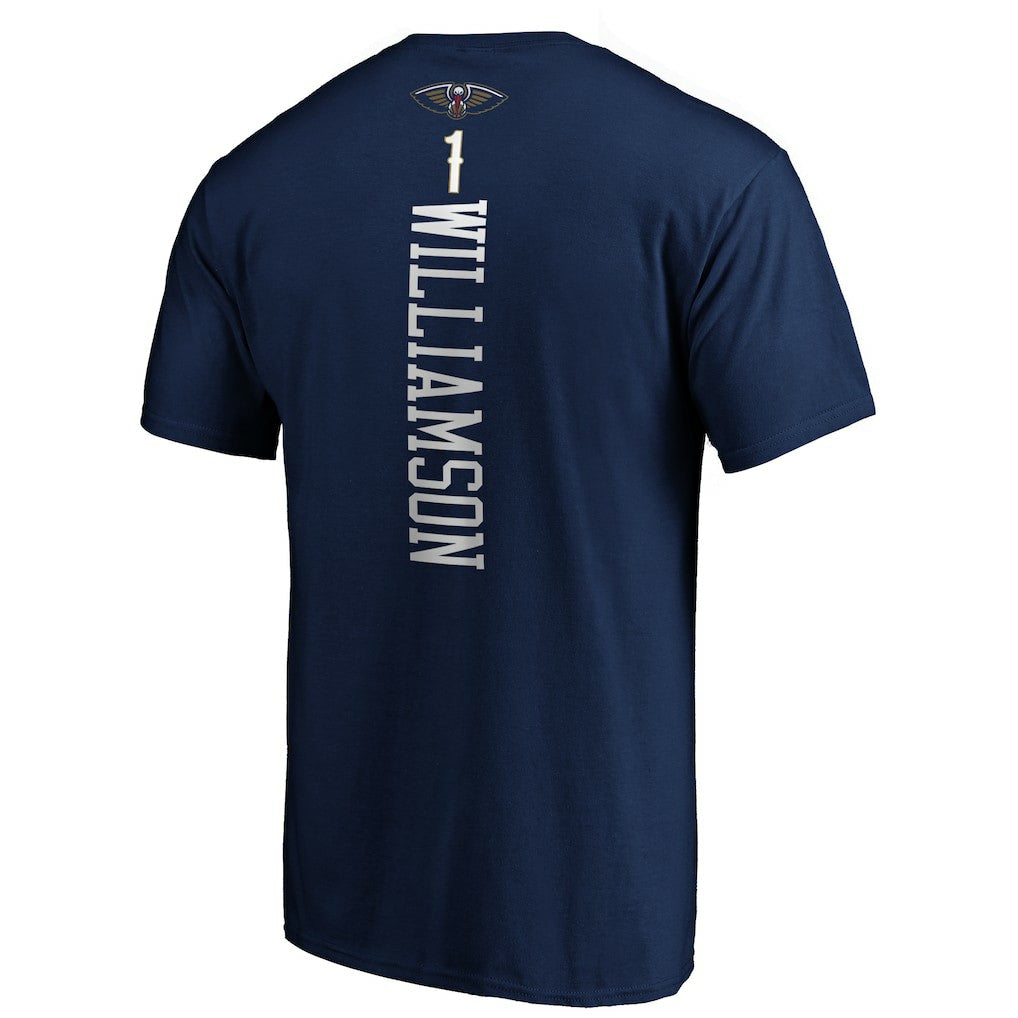 Fanatics Zion Williamson New Orleans Pelicans 2019 NBA Draft Playmaker Name & Number T-Shirt Navy