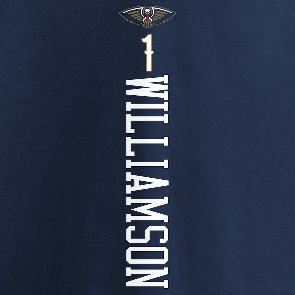 Fanatics Zion Williamson New Orleans Pelicans 2019 NBA Draft Playmaker Name & Number T-Shirt Navy