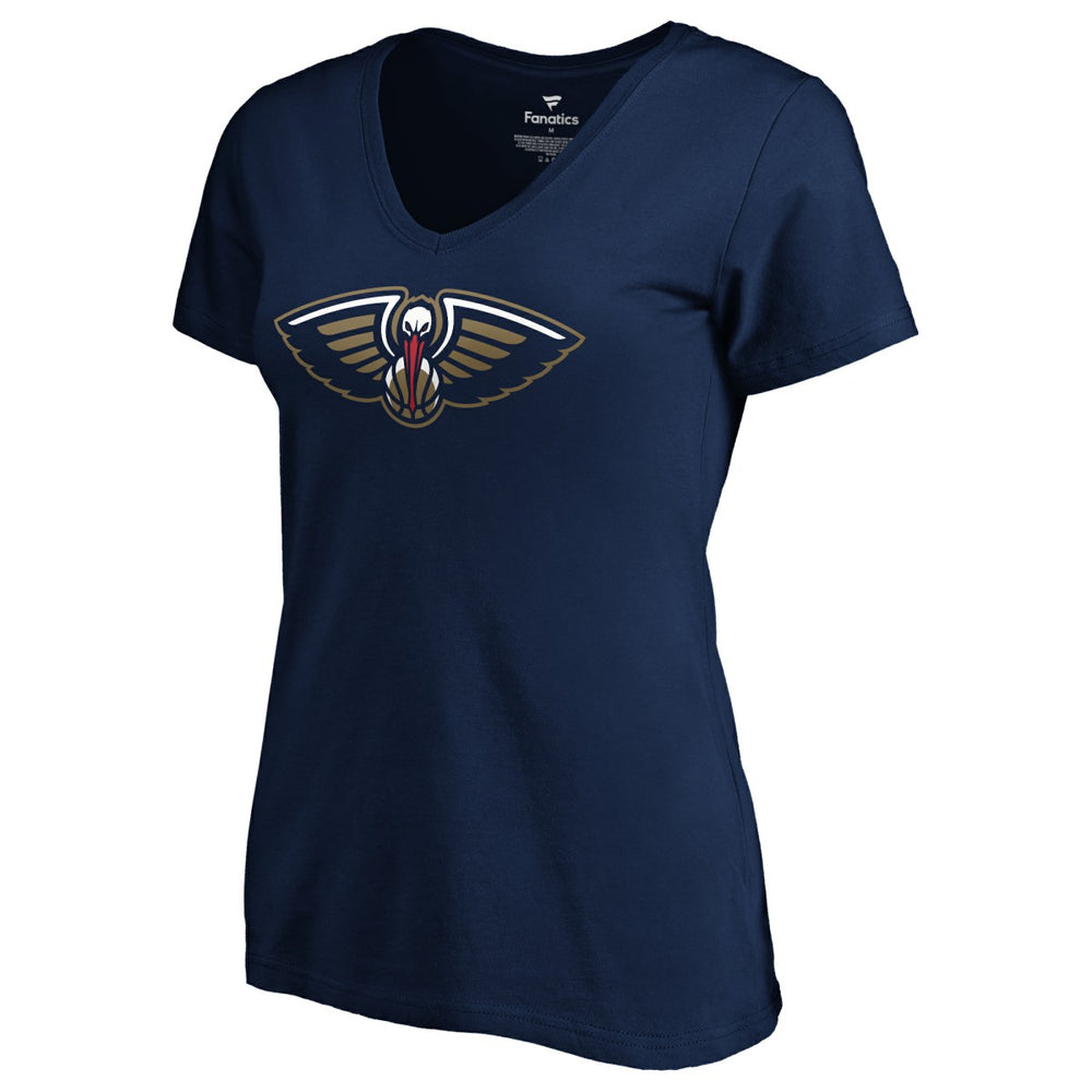 Fanatics Zion Williamson New Orleans Pelicans Women's 2019 NBA Draft Playmaker Name & Number V-Neck T-Shirt Navy