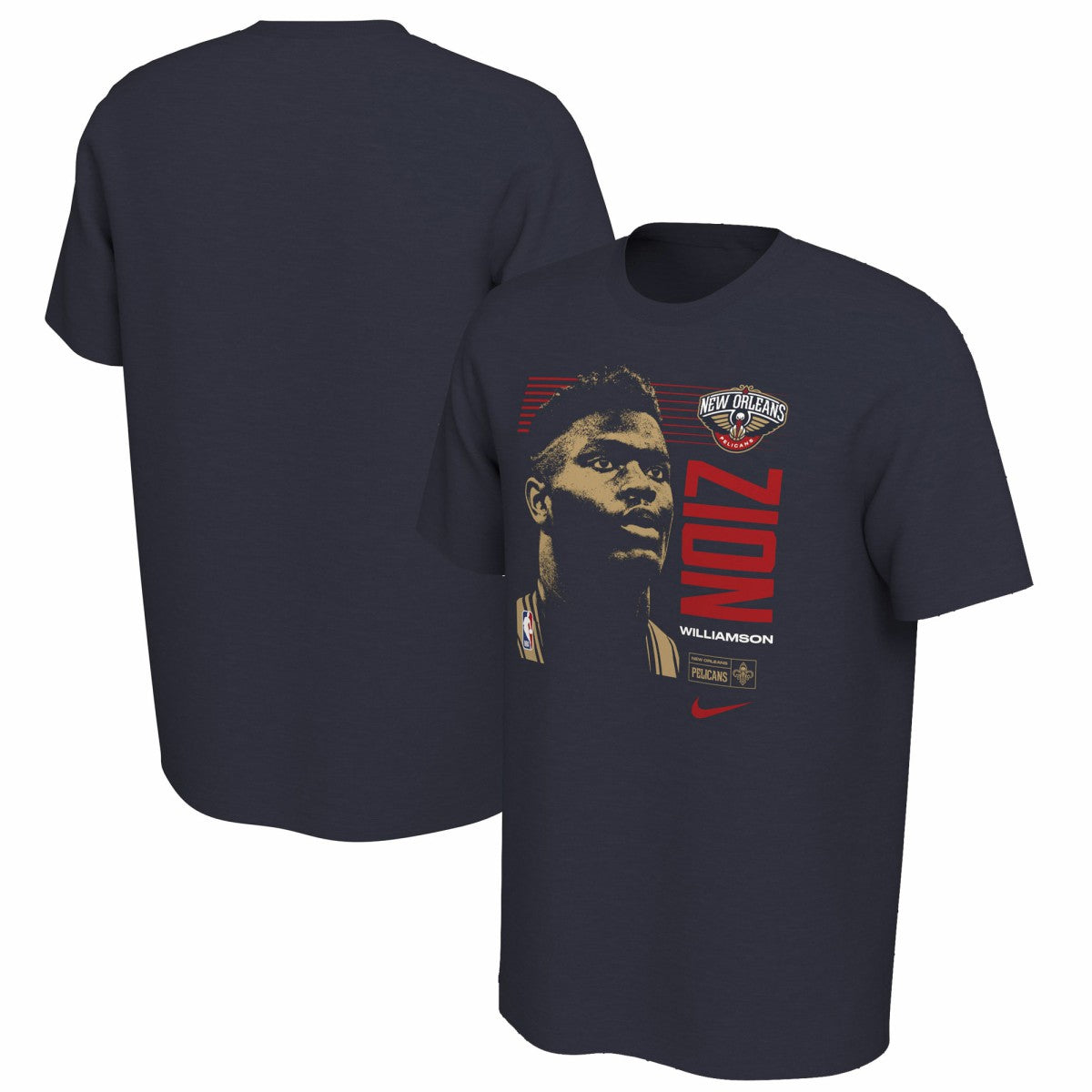 Nike Zion Williamson New Orleans Pelicans 2019 NBA Draft First Round Rookie T-Shirt Navy