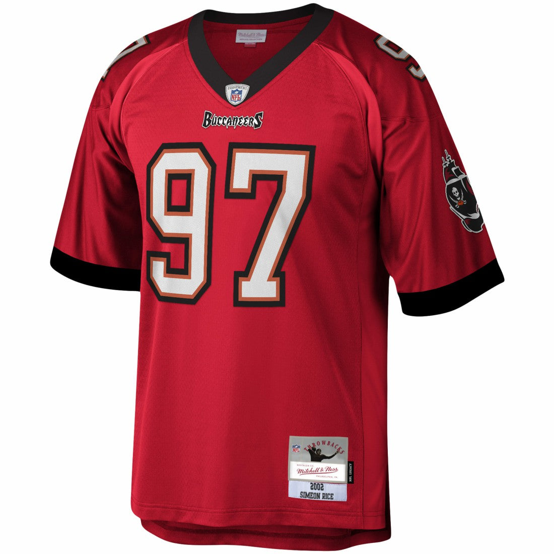 Simeon Rice Tampa Bay Buccaneers Legacy Replica Jersey - Red - Mitchell & Ness