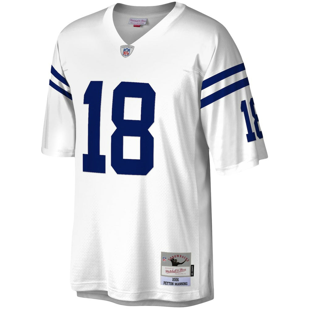 Peyton Manning Indianapolis Colts Legacy Replica Jersey - White - Mitchell & Ness