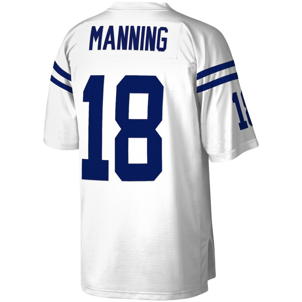 Peyton Manning Indianapolis Colts Legacy Replica Jersey - White - Mitchell & Ness