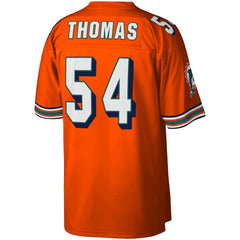 Zach Thomas Miami Dolphins Legacy Replica Jersey - Orange - Mitchell & Ness