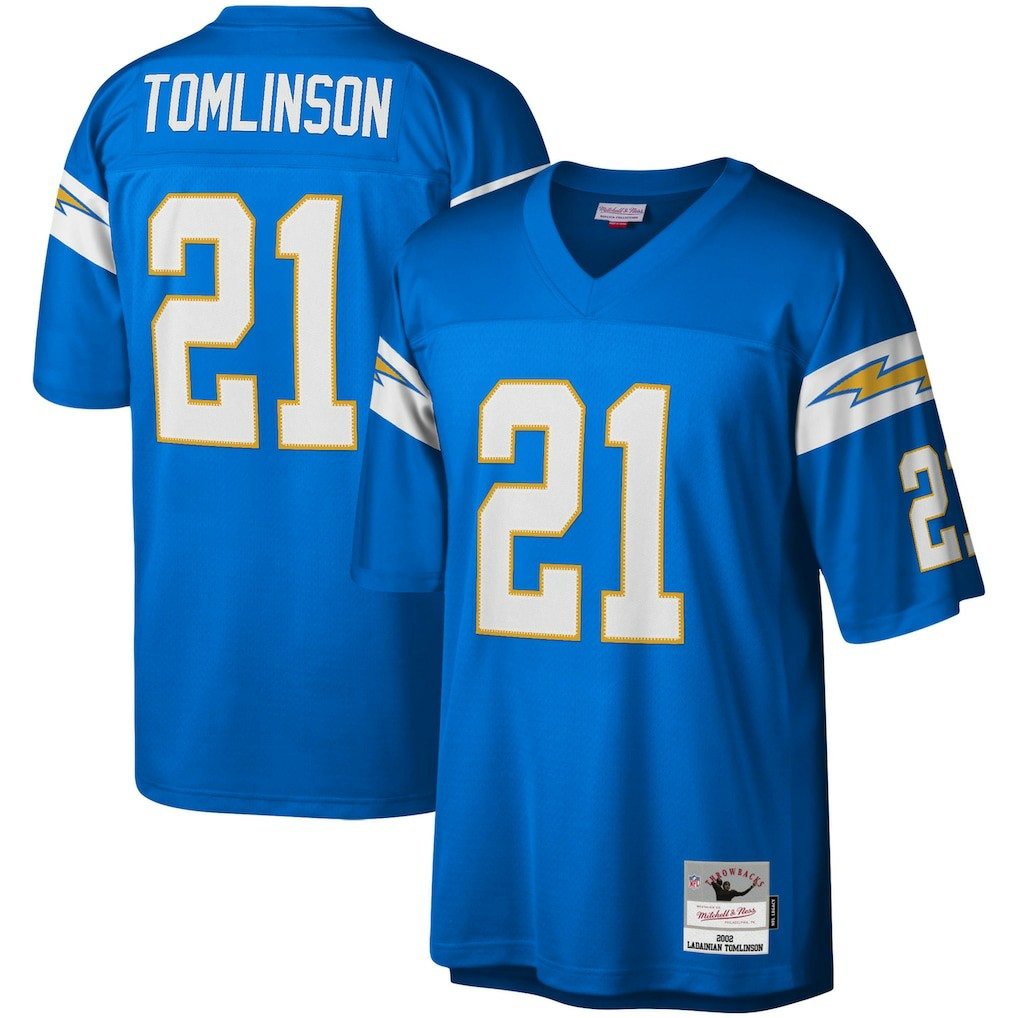 LaDainian Tomlinson Los Angeles Chargers Legacy Replica Jersey - Powder Blue - Mitchell & Ness