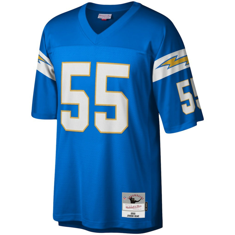 Junior Seau Los Angeles Chargers Legacy Replica Jersey - Powder Blue - Mitchell & Ness