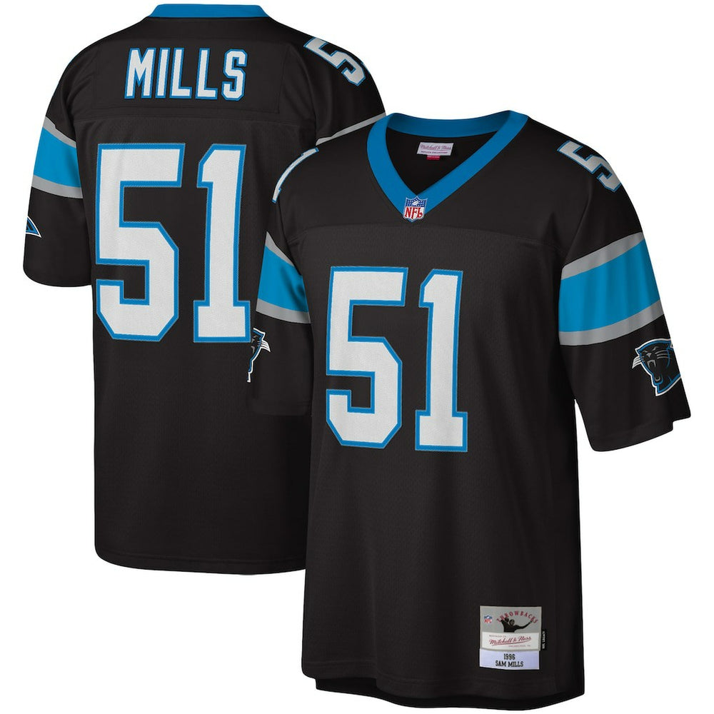 Sam Mills Carolina Panthers Legacy Replica Jersey - Black - Mitchell & Ness