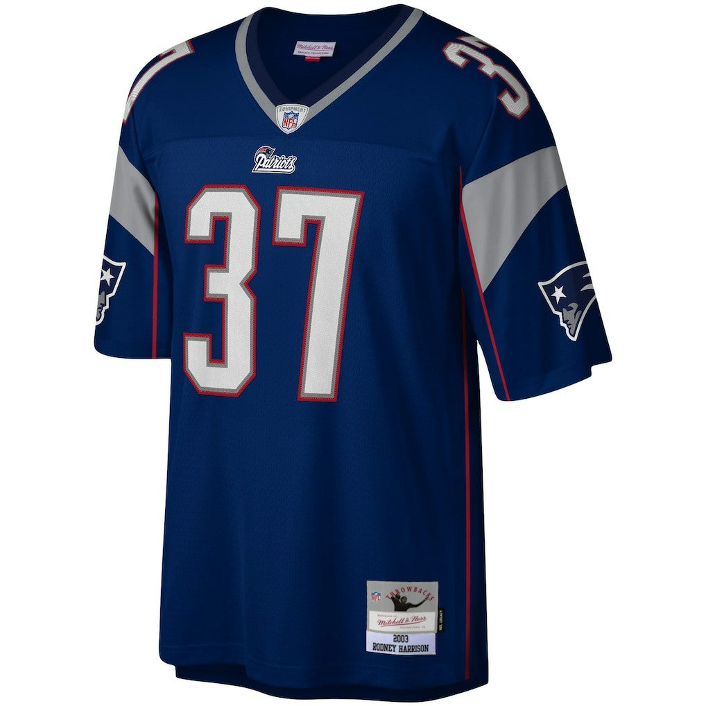 Rodney Harrison New England Patriots Legacy Replica Jersey - Navy - Mitchell & Ness