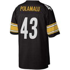 Troy Polamalu Pittsburgh Steelers Legacy Replica Jersey - Black - Mitchell & Ness