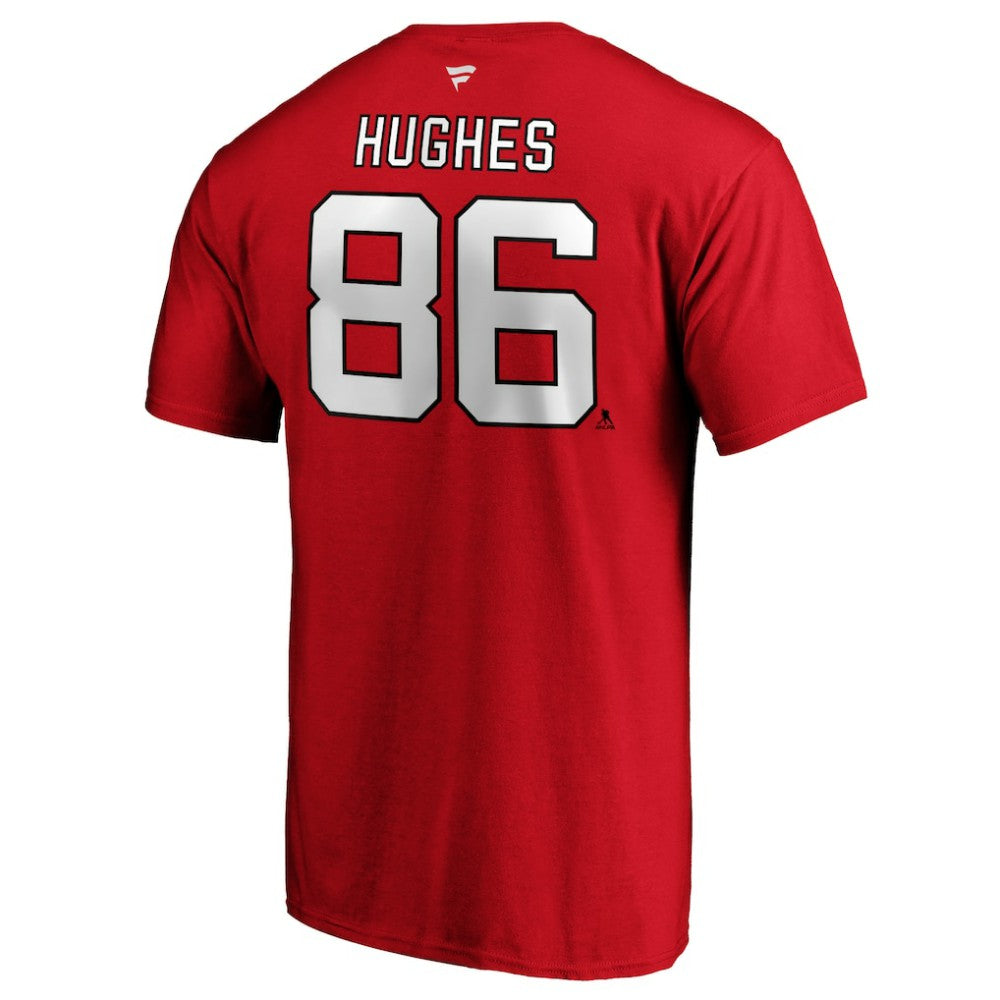Jack Hughes New Jersey Devils Fanatics Authentic Stack Player Name & Number T-Shirt - Red | Fanatics near me