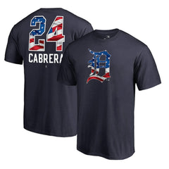 Miguel Cabrera Detroit Tigers Banner Wave Name & Number T-Shirt Near Me
