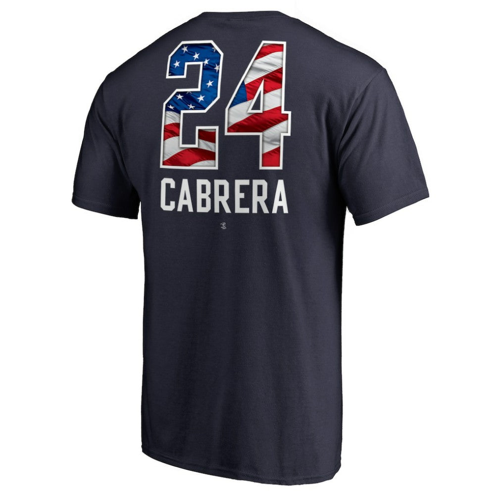 Miguel Cabrera Detroit Tigers Banner Wave Name & Number T-Shirt Near Me