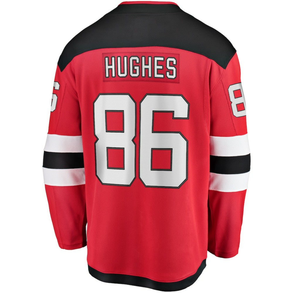 Jack Hughes New Jersey Devils Fanatics Breakaway Player Jersey - Red | Fanatics Clearance