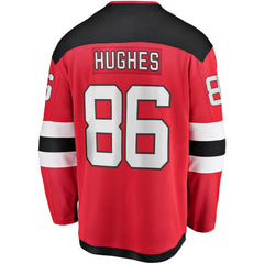 Jack Hughes New Jersey Devils Fanatics Breakaway Player Jersey - Red | Fanatics Clearance