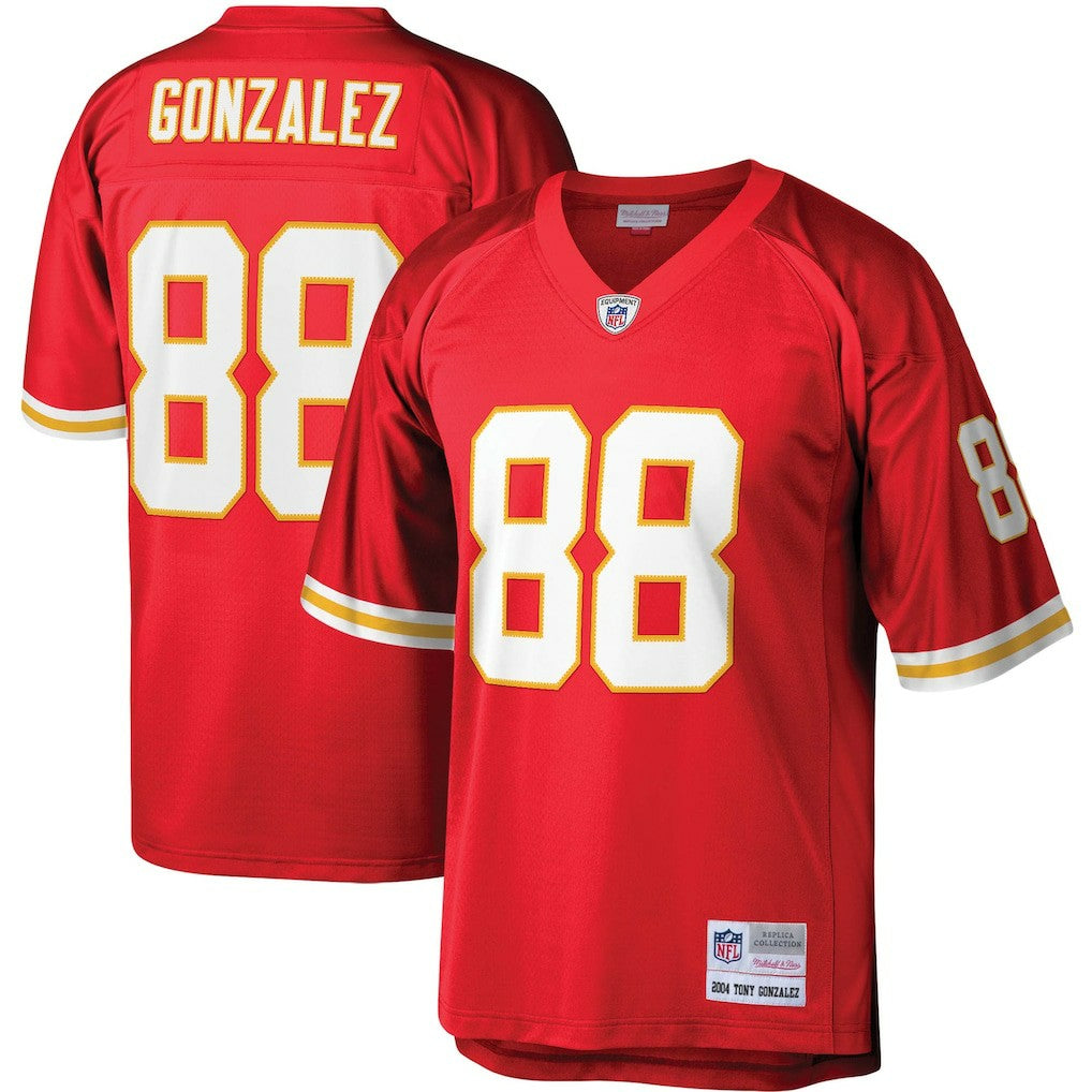 Tony Gonzalez Kansas City Chiefs Legacy Replica Jersey - Red - Mitchell & Ness