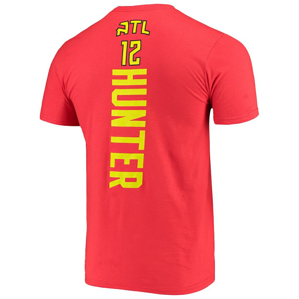 Fanatics De'Andre Hunter Atlanta Hawks Playmaker Name & Number Logo T-Shirt Red