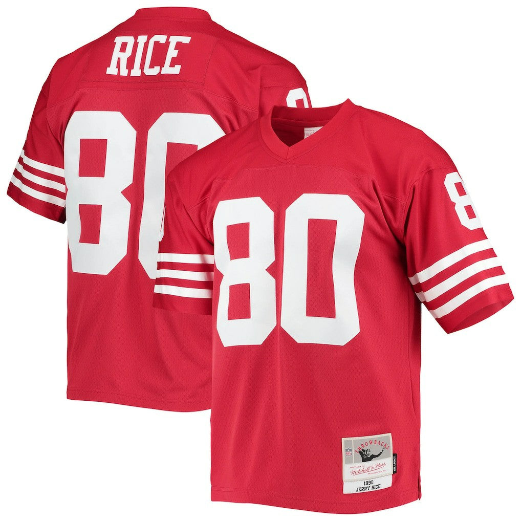 Jerry Rice San Francisco 49ers Legacy Replica Jersey - Scarlet - Mitchell & Ness