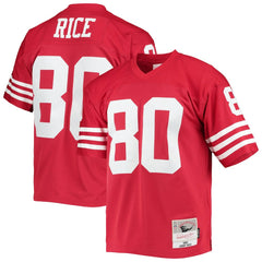 Jerry Rice San Francisco 49ers Legacy Replica Jersey - Scarlet - Mitchell & Ness
