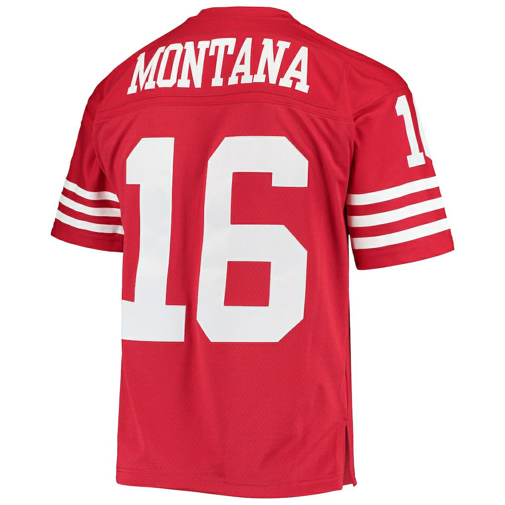 Joe Montana San Francisco 49ers Legacy Replica Jersey - Scarlet - Mitchell & Ness