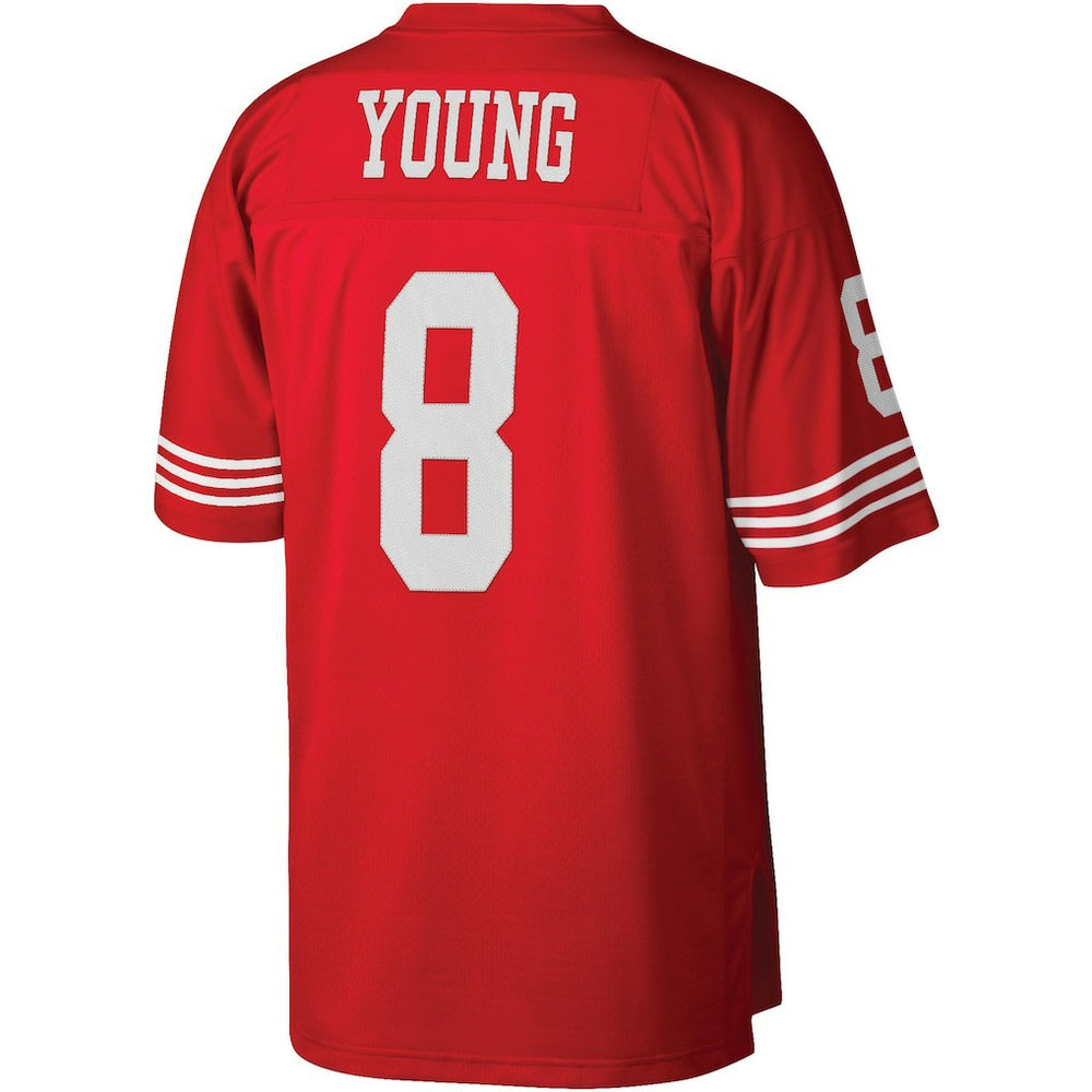Steve Young San Francisco 49ers Legacy Replica Jersey - Scarlet - Mitchell & Ness