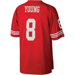 Steve Young San Francisco 49ers Legacy Replica Jersey - Scarlet - Mitchell & Ness