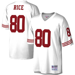 Jerry Rice San Francisco 49ers Legacy Replica Jersey - White - Mitchell & Ness