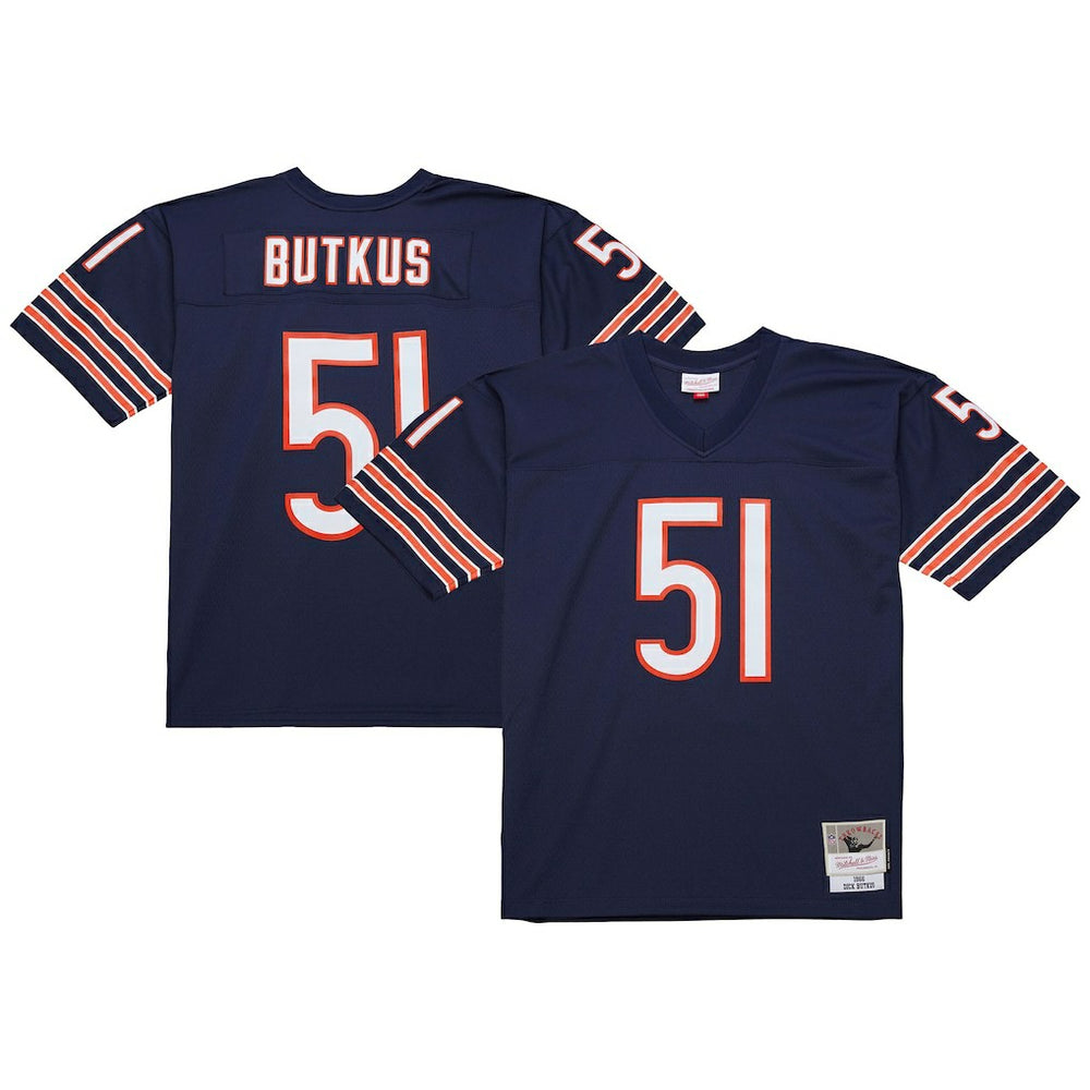 Dick Butkus Chicago Bears Legacy Replica Jersey - Navy - Mitchell & Ness